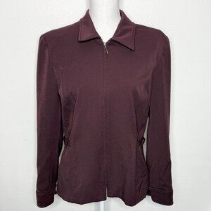 Vintage Brown Blazer  Classic Career  Business Women's M Structured Professional